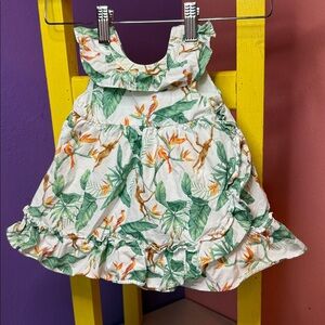 Janie and Jack Tropical Print Dress